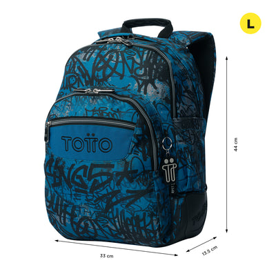 Mochila escolar Totto Rayol - Urban Graph