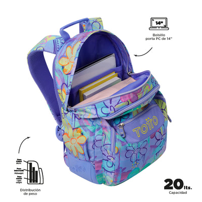 Mochila escolar Totto Rayol - Grafily