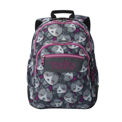 Mochila escolar Totto Rayol - Kitten Rose