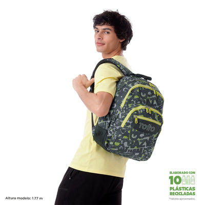 Mochila escolar Totto Rayol - Texgrunge