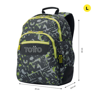 Mochila escolar Totto Rayol - Texgrunge