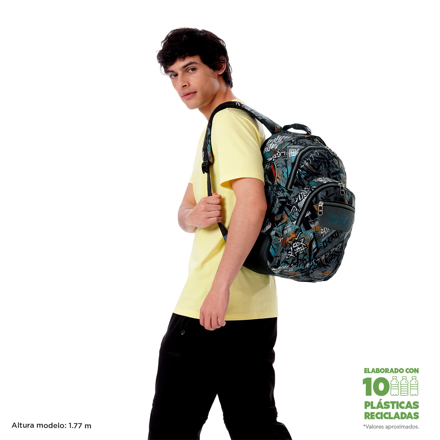 Mochila escolar Totto Rayol - Okubo