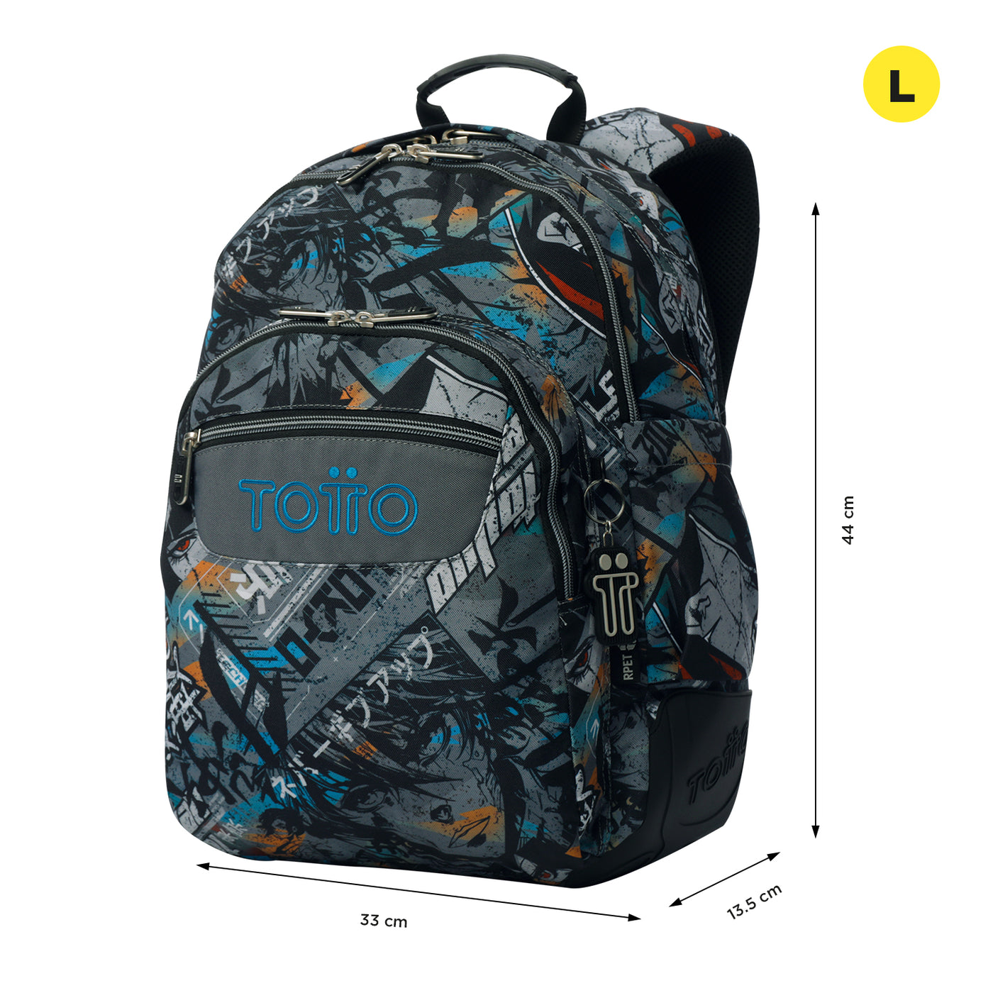 Mochila escolar Totto Rayol - Okubo
