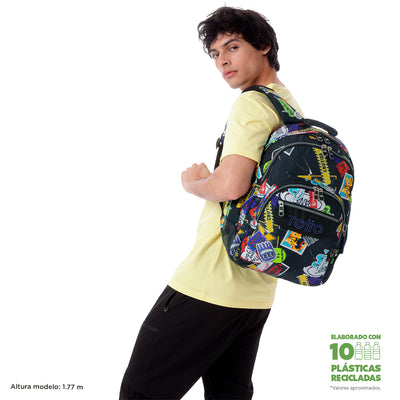 Mochila escolar Totto Rayol - Sticky
