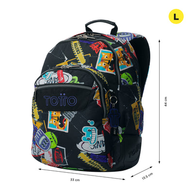 Mochila escolar Totto Rayol - Sticky