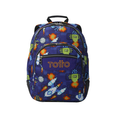 Mochila escolar Totto Rayol - Space Blue