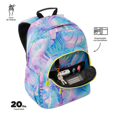 Mochila escolar adaptable a carro Totto Acuareles - Prisma