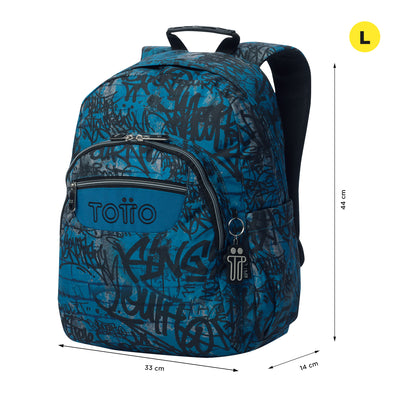 Mochila escolar adaptable a carro Totto Acuareles - Urban Graph