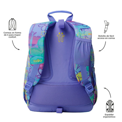 Mochila escolar adaptable a carro Totto Acuareles - Grafily
