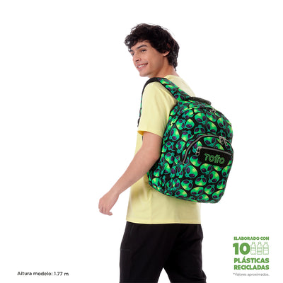 Mochila escolar adaptable a carro Totto Acuareles - Ali
