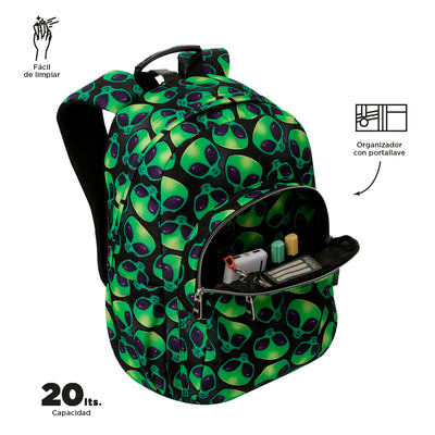 Mochila escolar adaptable a carro Totto Acuareles - Ali