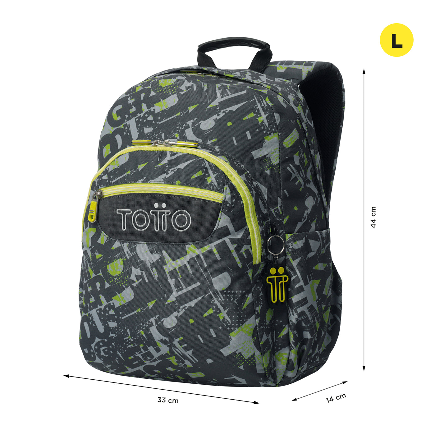Mochila escolar adaptable a carro Totto Acuareles - Texgrunge