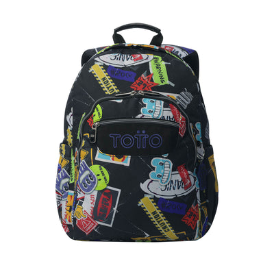 Mochila escolar adaptable a carro Totto Acuareles - Sticky