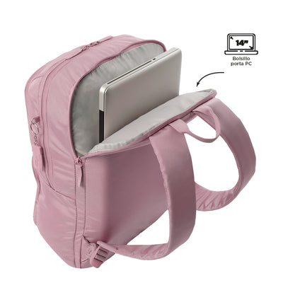 Mochila Porta Ordenador 14" Totto Cloud - Keepsake Lilac