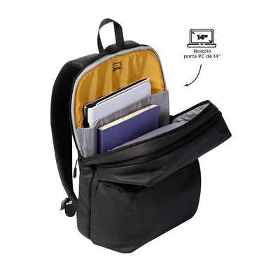 Mochila Porta Ordenador 14" Totto Vania Salute Negro