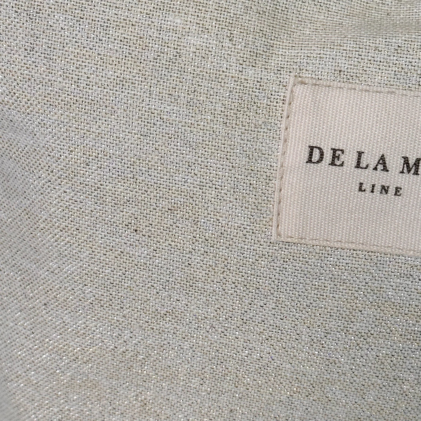 Neceser de tela Grande DeLaMurLine Oro