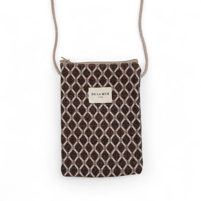 Bolsito de tela porta móvil DeLaMurLine Cobre