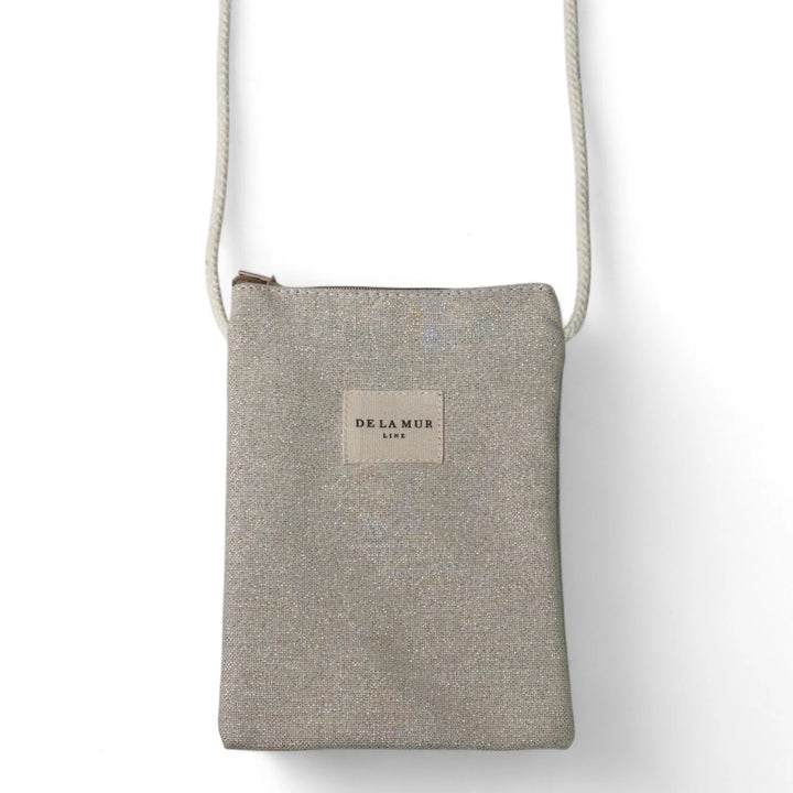 Bolsito de tela porta móvil DeLaMurLine Oro