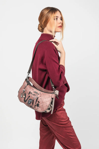 Bolso de hombro ovalado Anekke Parisian