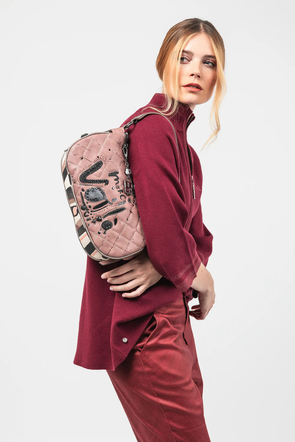 Bolso de hombro ovalado Anekke Parisian