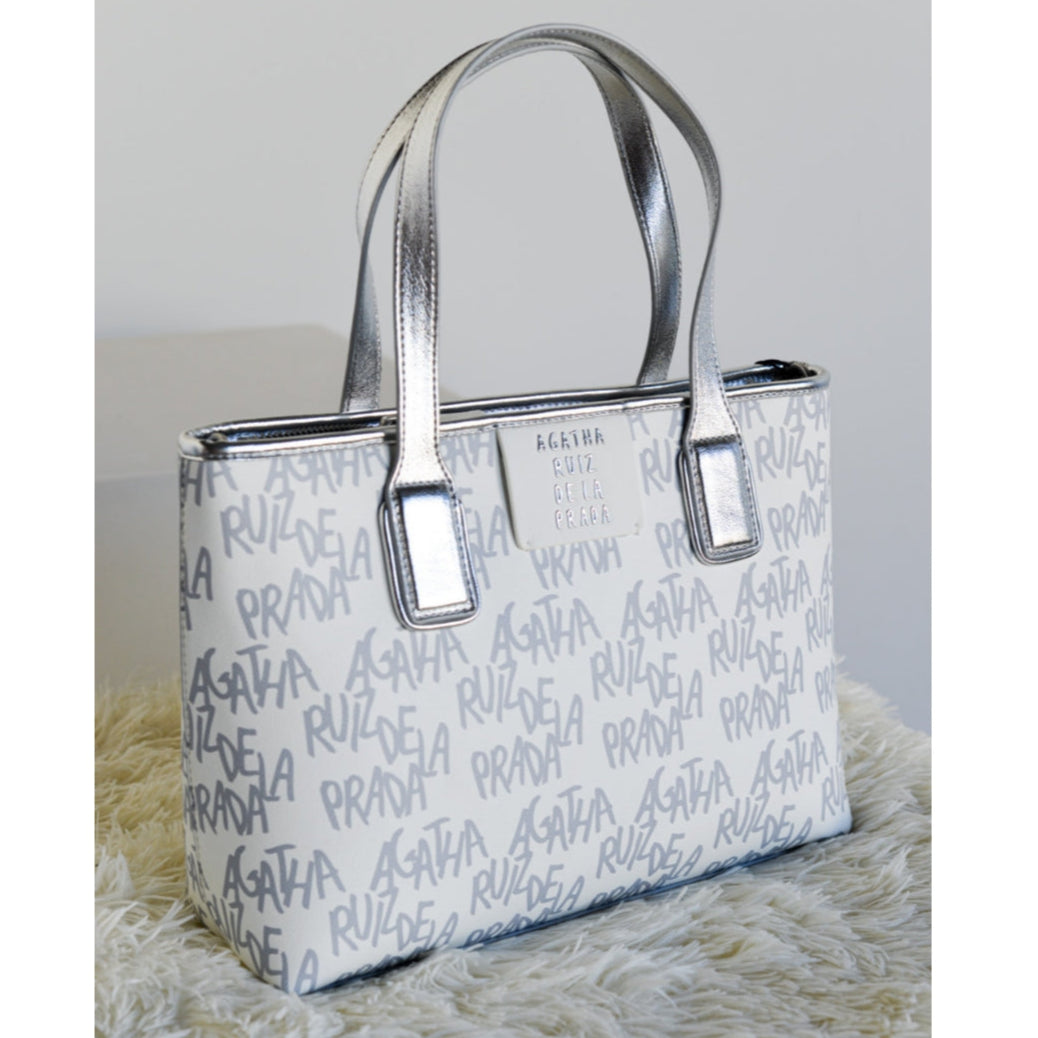 Bolso print AGATHA RUIZ DE LA PRADA color Plata