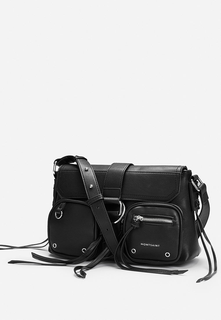 Bolso de hombro Montsaint Dolce Negro