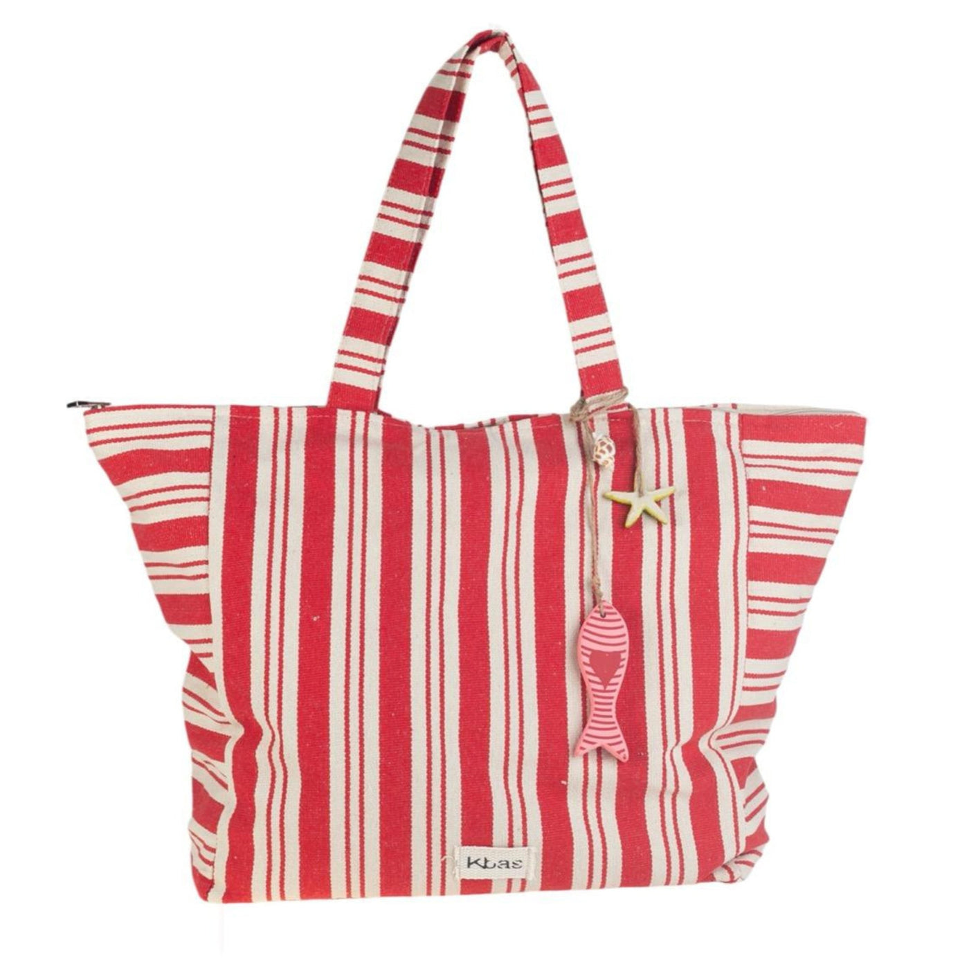 Bolso de Playa lona Kbas color Rojo