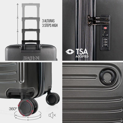 Maleta Mediana 65Cm Expandible Jaslen Padua