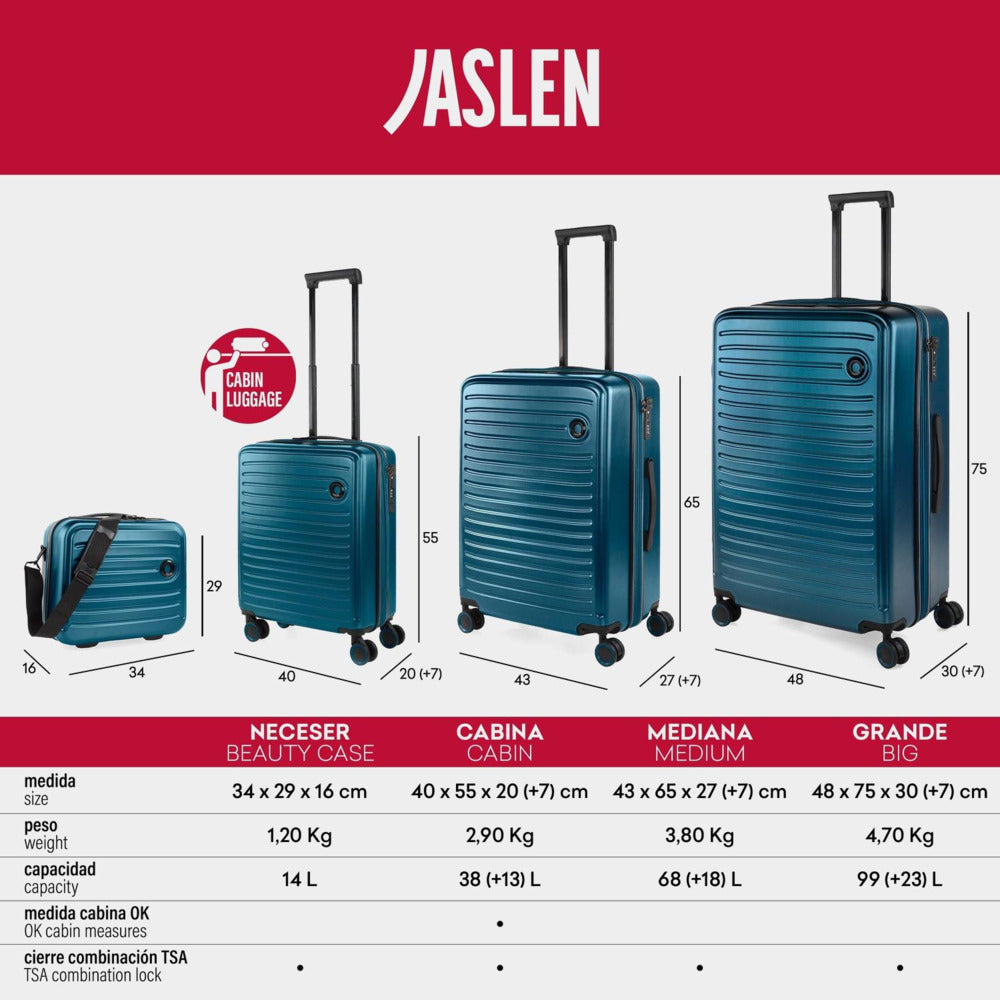 Maleta Mediana 65Cm Expandible Jaslen Padua