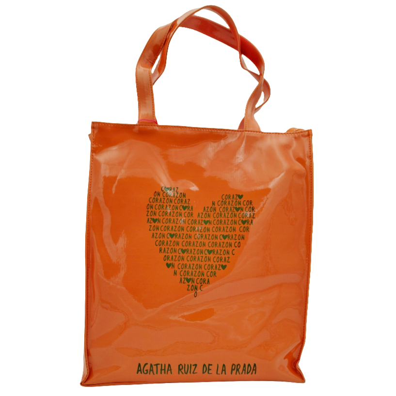 Bolsa Shopper Love grande AGATHA RUIZ DE LA PRADA Naranja