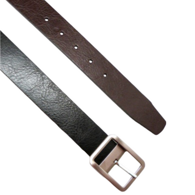 Cinturón Reversible Piel Bovino 35 mm Dalvi Cracked Modelo 47132A Negro/Coñac
