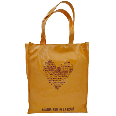 Bolsa Shopper Love grande AGATHA RUIZ DE LA PRADA Mostaza