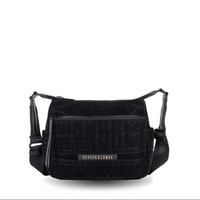 Bandolera doble compartimento Devota & Lomba Master Negro