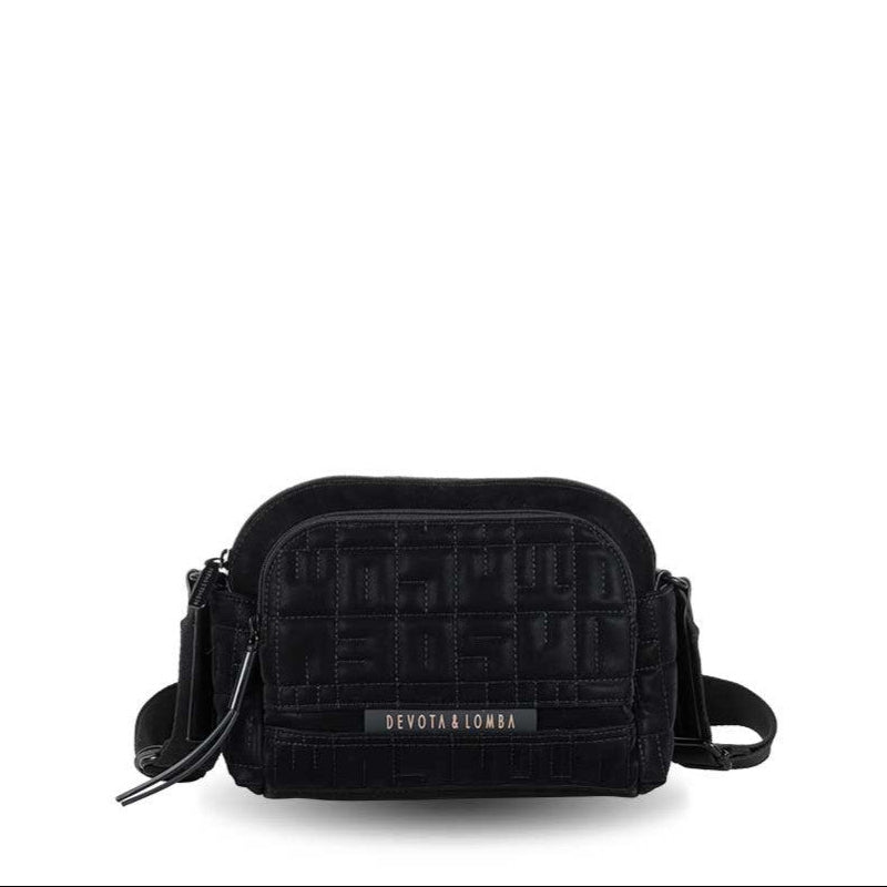 Bandolera pequeña Devota & Lomba Master Negro
