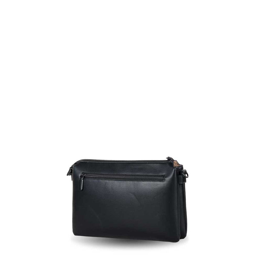 Bandolera plana Devota & Lomba Pair Negro