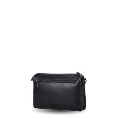 Bandolera plana Devota & Lomba Pair Negro