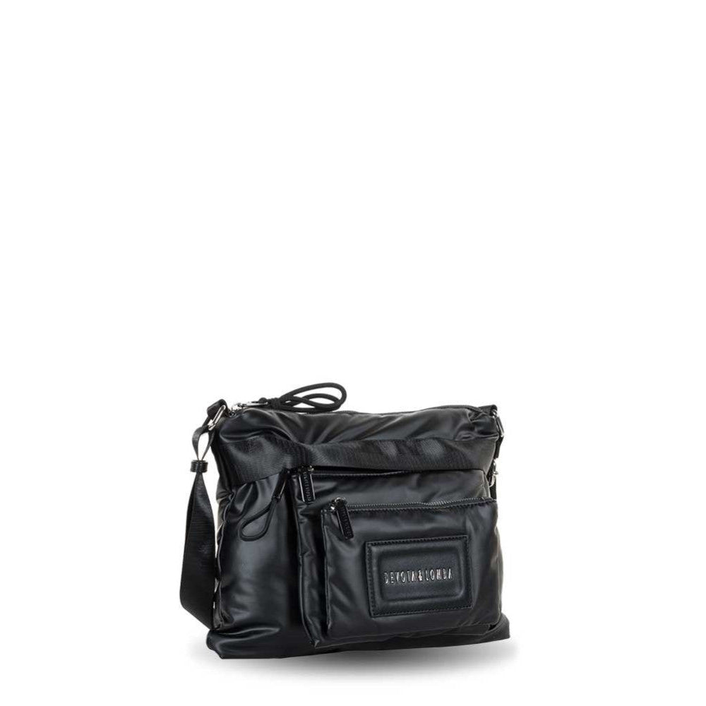 Bandolera mediana doble compartimento Devota & Lomba Sunrise Negro