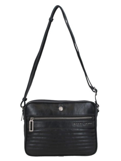 Bandolera 2 compartimentos Pepe Jeans Biker Negro