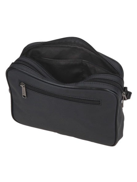 Bandolera 2 compartimentos Pepe Jeans Biker Negro