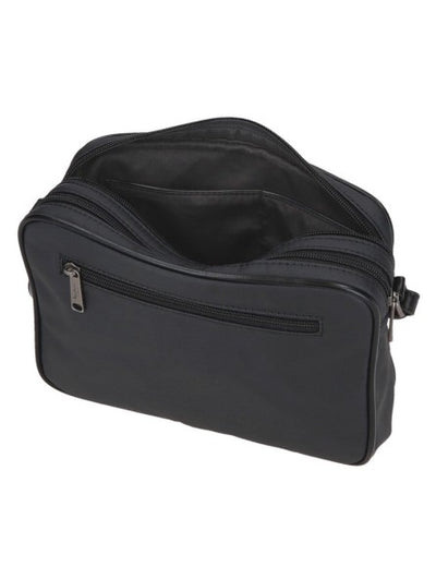 Bandolera 2 compartimentos Pepe Jeans Biker Negro