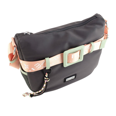 Bandolera Pepe Moll Anais Licra Tri-Grafito