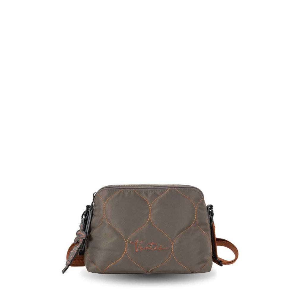Bandolera compacta Ventis Soft Marrón