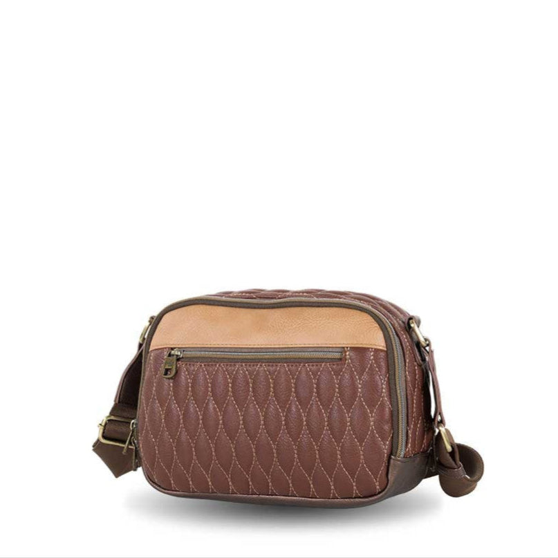 Bandolera compacta Ventis Spirit Marrón