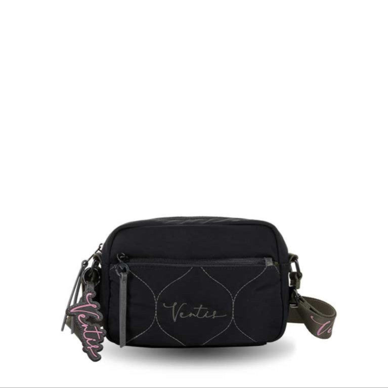 Bandolera pequeña Ventis Soft Negro