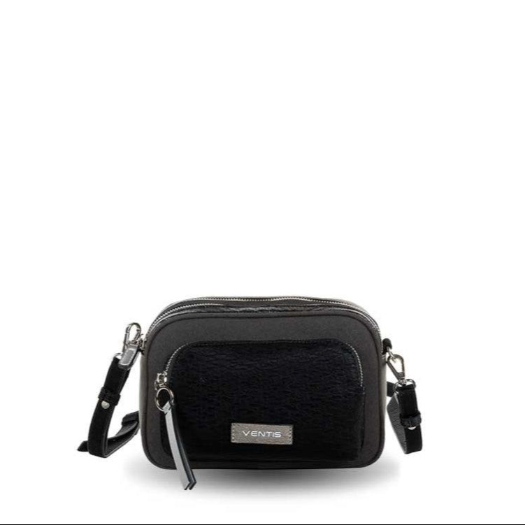 Bandolera pequeña Ventis Hybrid Negro