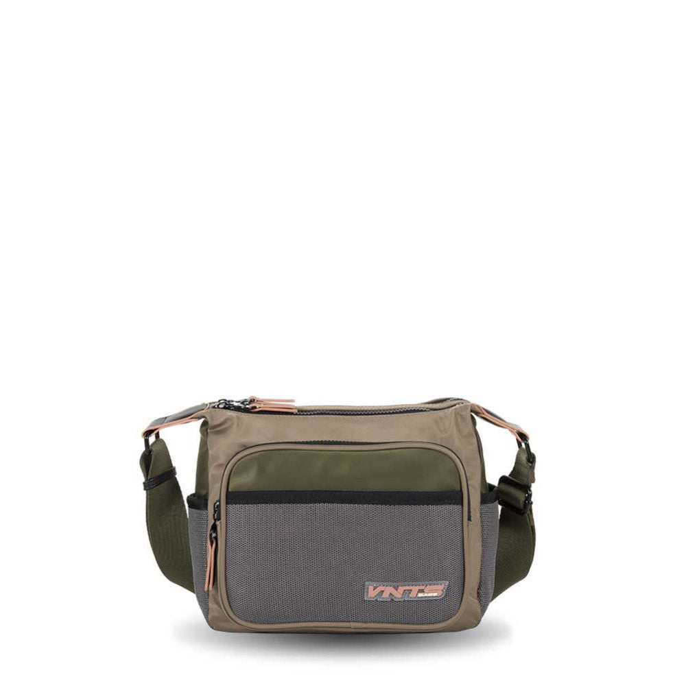 Bandolera doble compartimento Ventis Explorer Taupe