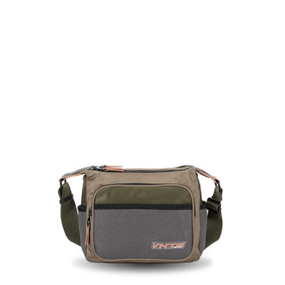 Bandolera doble compartimento Ventis Explorer Taupe
