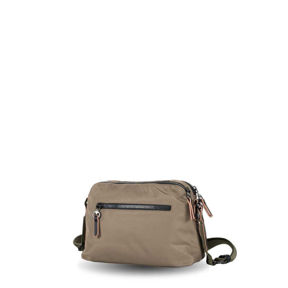 Bandolera compacta Ventis Explorer Taupe
