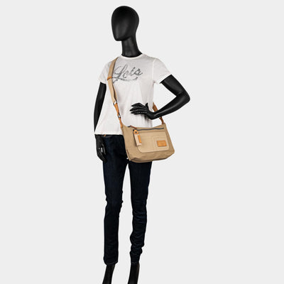 Bolso Bandolera Lois Abilene Beige