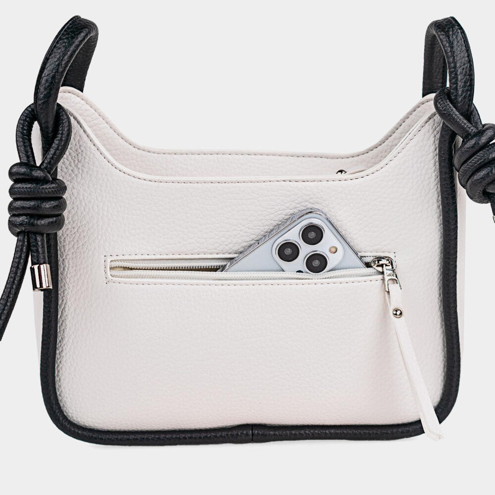 Bolso Bandolera Lois Duluth Blanco/Negro